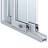 U Profile Aluminium Sliding Section for Window Manufacturers, Suppliers in Ludhiana